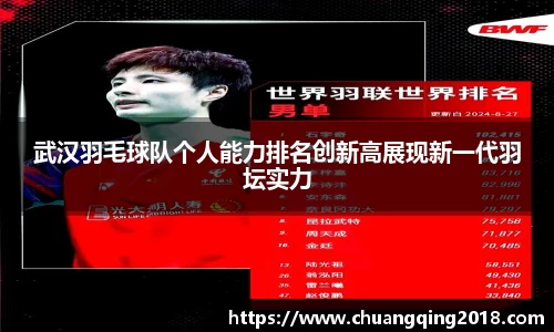 武汉羽毛球队个人能力排名创新高展现新一代羽坛实力