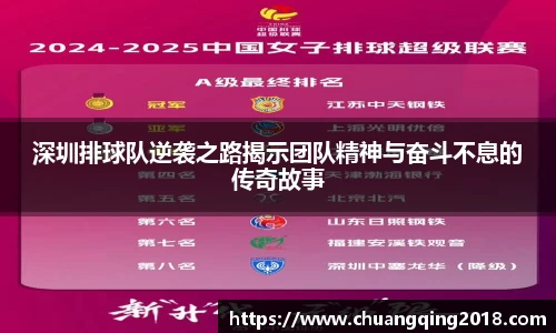深圳排球队逆袭之路揭示团队精神与奋斗不息的传奇故事